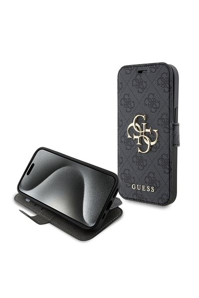 Guess IPhone 15 Case, Book, Guess - Black