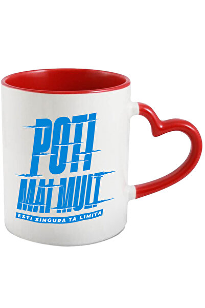 StoryGift Romania Cana cu Mesaj Inspirational Nori Albastri Text Motivational...