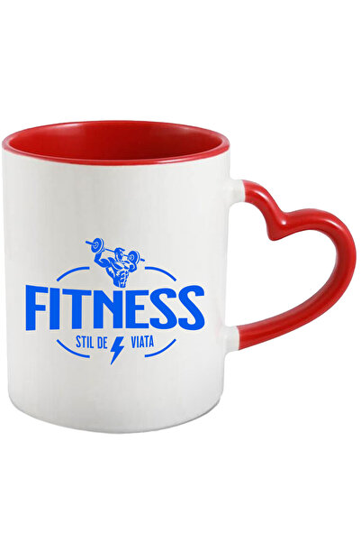 StoryGift Romania Cana cu Silueta Umana Ridicare Gantere Sport Motivational s...