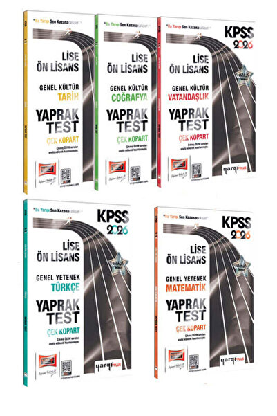 Yargı Yayınları Yargı Yayınları 2026 KPSS Lise-Ön Lisans GK-GY Tüm Dersler Ya...
