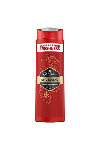 Old Spice Epic Legend Men's Shower Gel and Shampoo 400 ml