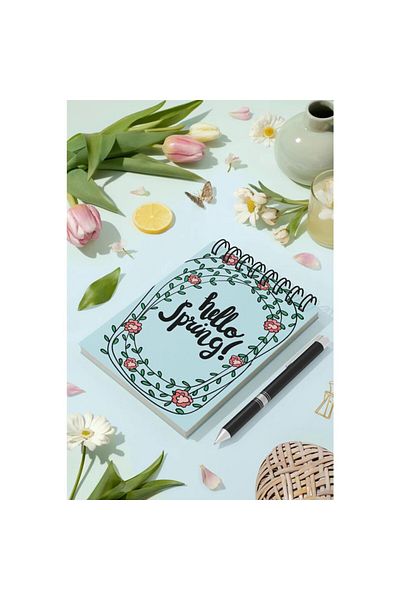 My Mia Art Hello Spring 12x17 Σημειωματάριο χωρίς γραμμή