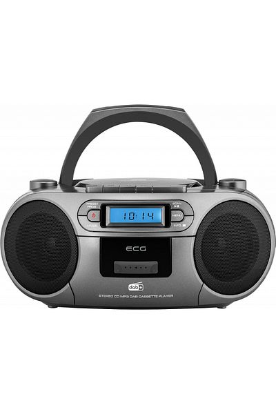 ECG Sistem audio CDR 999 DAB, 2 x 1,5W RMS, Radio, USB, CD, Casetofon, MP3, FM