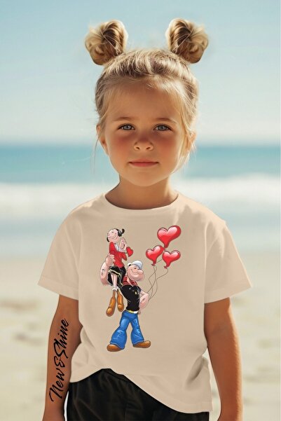 New Shine BASIC REIS SAFİNAZ ŠTAMPANA VELEKLADEĆA DEČJA MAJICA