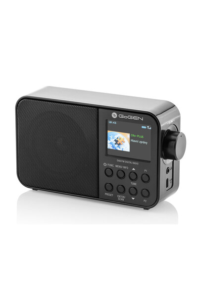 Gogen Portable DAB radio 500 BTC with DAB+ and FM tuner, 1W, Bluetooth, color LCD, 2000 mAh battery