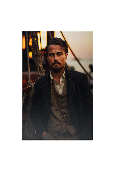 StoryGift Romania Tablou Canvas: Portret Leonardo Dicaprio Pe Vas Titanic Pic...