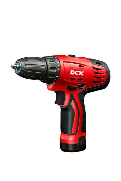 DCK Cordless Electric Drill With Two Lithium Batteries 12v Max 2.0ahx2