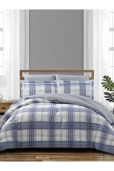 Donetella Comforter Set King Size, 6-Pcs, 260x240 cm, Printed, All Season, Microfiber, 350 GSM