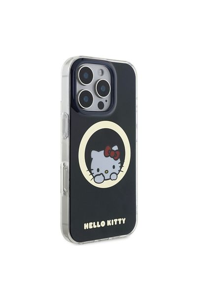 Hello Kitty Case For Iphone 16 Pro Max, Hardcase Iml, - Black