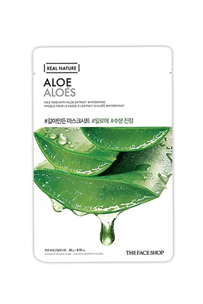 The Face Shop X5 Natural Aloe Vera Face Mask