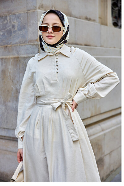 LOCCO Women's Sea Dress Cream