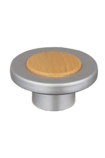 flores Buton pentru mobila rotund, din plastic, 1103-04, alun