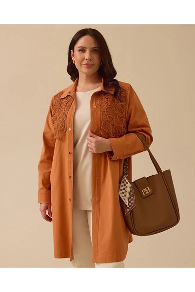 Gala-Xi Women's Plus Size Embroidered Jacket 10002512514007
