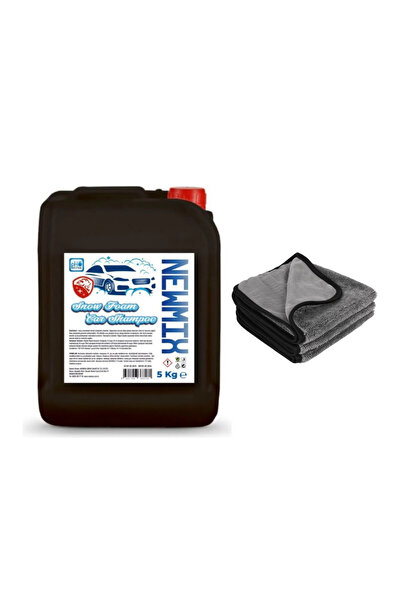 NEWMİX Snow Foam Oto Şampuanı + Kirpi Bez