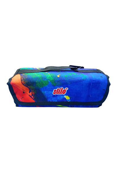 Stilo Sti̇lo Fabric Quadruple Pen Bag Patterned (Pattern-5)