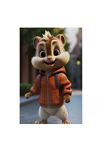 StoryGift Romania Tablou Canvas: Veverita Zambitoare Veverita In Cautarea Ave...