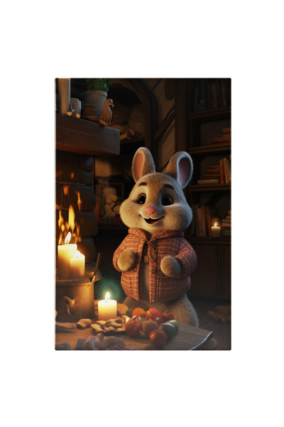 StoryGift Romania Tablou Canvas: Soricel La Masa O Gustare Intr-o Atmosfera C...