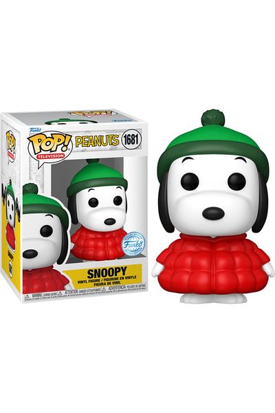 Funko رسوم متحركة بوب!: سنوبي في معطفه مع تشيس، الموسم السابع، شخصية فينيل حصرية