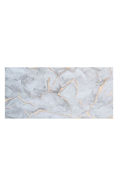 Naimeed Company Set de 6 panouri decorative autoadezive cu folie de aluminiu, suprafață acoperită 1,08 m², D7106, 60x30 cm