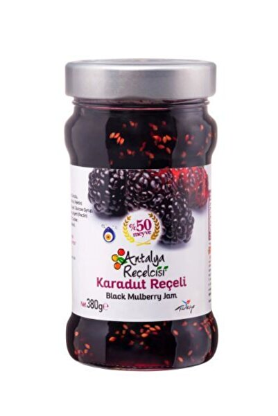 Antalya Reçelcisi Karadut Reçeli 380g Klasik Seri
