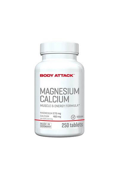 Body Attack Calciu Magneziu, 250 tablete, Body Attack, Supliment alimentar pentru sanatate