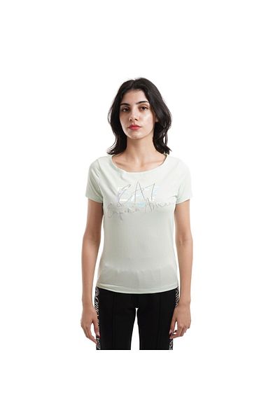 EA7 Emporio Armani EMPORIO ARMANI EA7 T-shirt for women TRAIN LOGO SERIES W HANDWRITTEN TEE CROSSOVER.