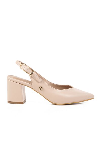 Pierre Cardin Pantofi de seară pentru femei cu toc crem PC-54706 Z