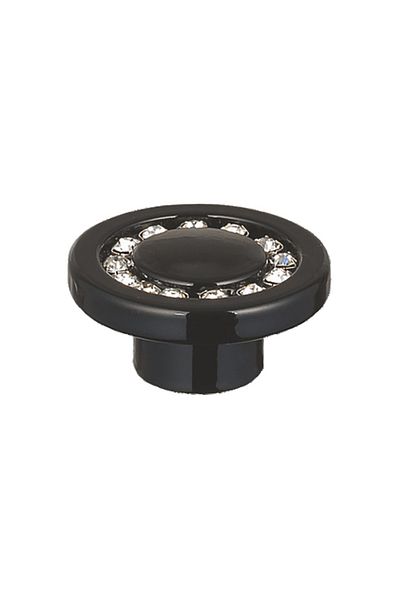flores Buton pentru mobila rotund cu model, X1-08, negru