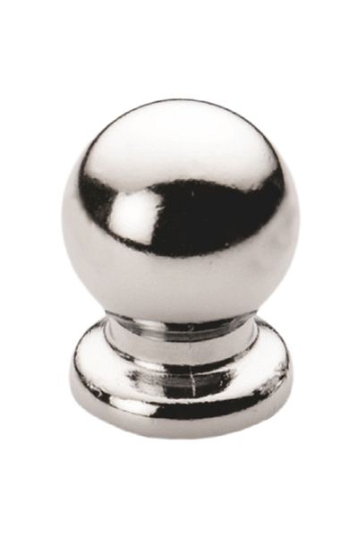 flores Buton pentru mobila din metal, rotund, OZS-2050, 19 mm, crom