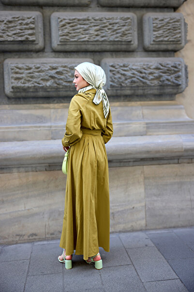 LOCCO Жіноча морська сукня олійно-зелена