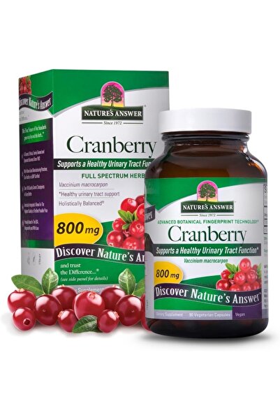Natures Answer فاكهة التوت البري من ناتشرز أنسر | مكمل غذائي يدعم صحة المسالك البولية ويحسن وظائفها