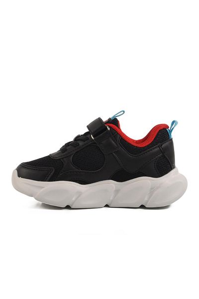 WALKWAY Ppn 1901 Black-Red Children's Sports Shoes