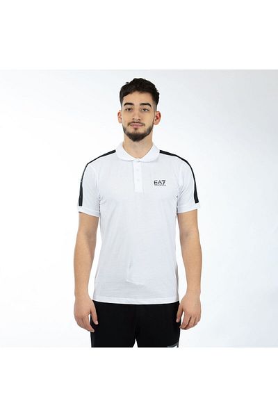 EA7 Emporio Armani Tricou polo pentru barbati TRAIN LOGO SERIES M TAPE POLO CO - 3DPF23PJ02Z01100
