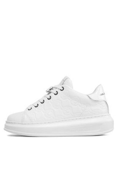 Karl Lagerfeld adidași pentru femei KL62523F albi