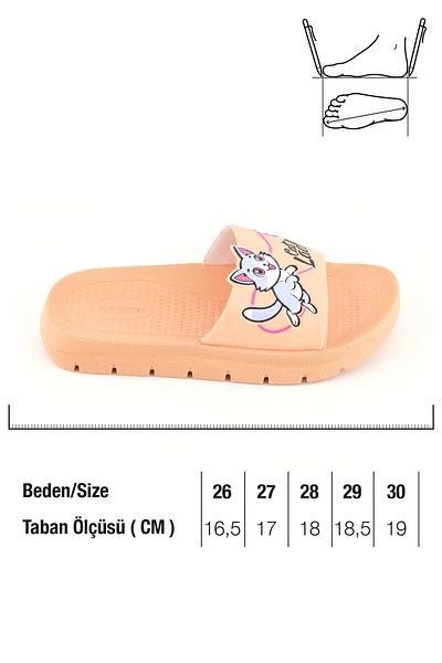 GEZER Fată Copil Vară Cat Lady PU Talpă confortabilă Acasă Baie Piscina Plajă Papuci