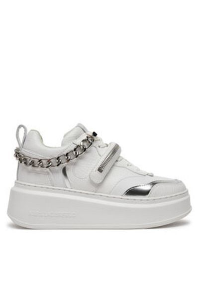 Karl Lagerfeld adidași pentru femei KL63543 albi