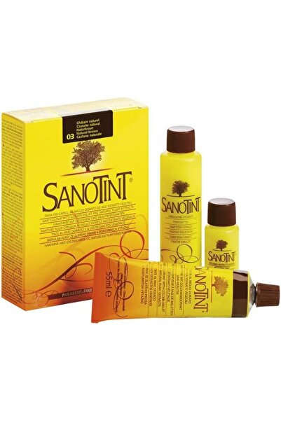 Sanotint Classic Natural Permanent Hair Dye 03, 125 ml, Natural Brown