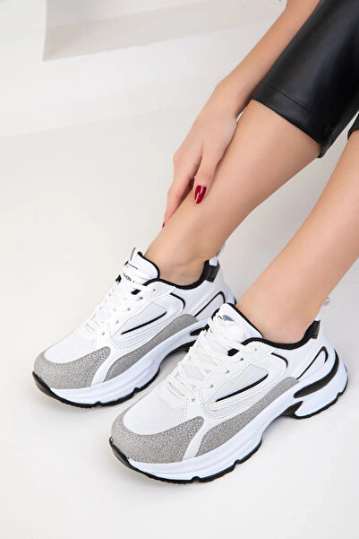 DİVA Women's Daily Thick Sole Sports Shoes