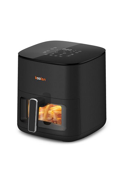 Koolen Air Fryer Digital With Transparent Window, 7l Capacity 1800w, Black