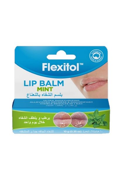 FLEXITOL LIP BALM MINT 10G