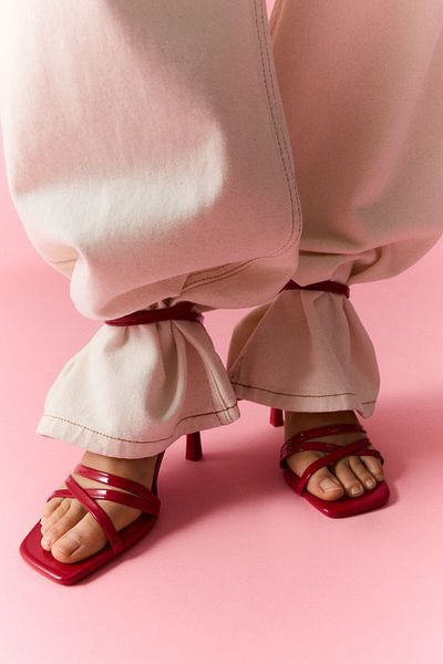 Bershka Strappy high-heel sandals