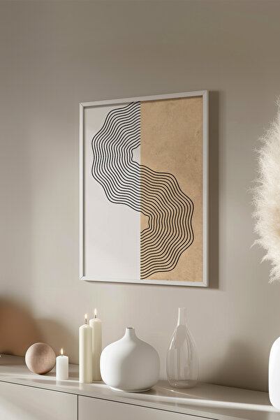 Basquiart Poster cu ramă albă din seria Bohemian, Tablou nr:1