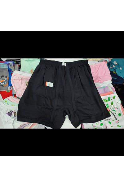 Ceylanoğlu Men's 6-Piece Organic Cotton Combed Single Jersey Black Argentina Long Panties 003