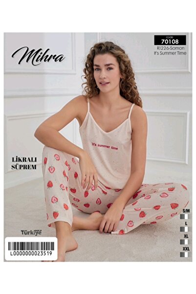Mihra İp Askılı Pijama Takımı