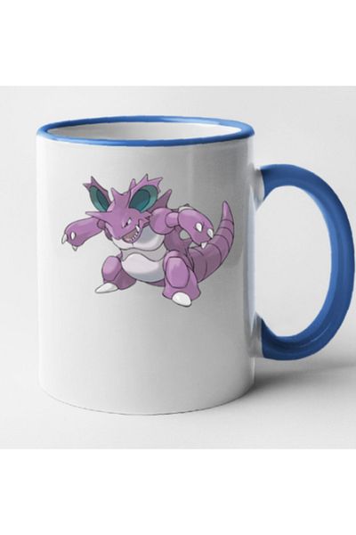 OEM Cană personalizată cu mâner albastru, Charizard, INOVATIX®. 330ml