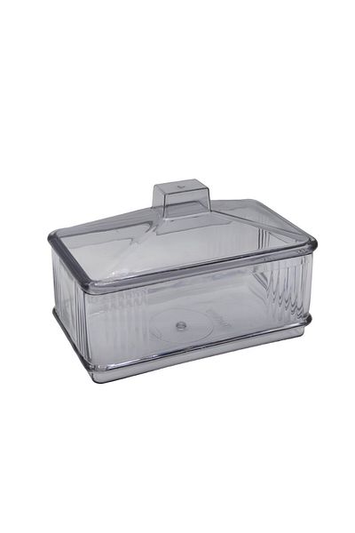 Generic 3-piece multi-use plastic food containers with lids