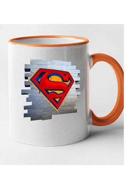 OEM Cană personalizată cu mâner portocaliu Fortnite - Spray Superman Shield, ...