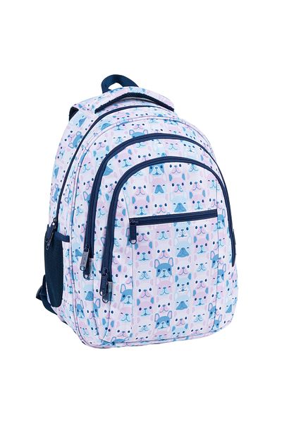 zola Ergonomic, lightweight backpack, multiple compartments, reflective, puppies, 42x30x20 cm