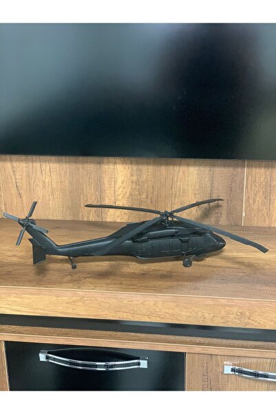 KLC Tasarım Sikorsky S70 Model 3d Baskı Helikopter (50 CM DOLGULU)