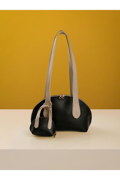 Mojeva Loli Mini Bag Charm Detailed Long Handle Women's Hand and Arm Bag